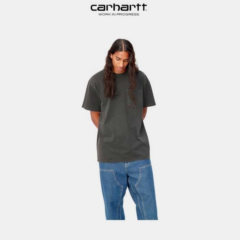 Carhartt Wip Duster Pocket T-Shirt Vulcan | TH0002187