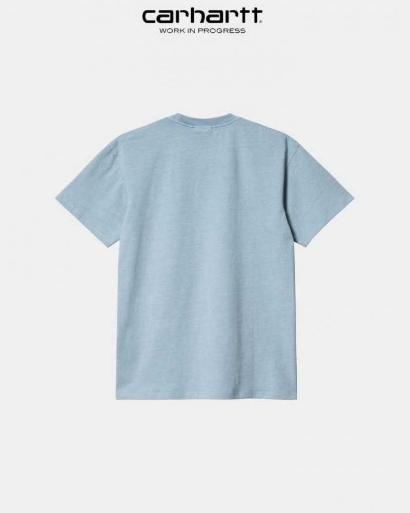 Carhartt Wip Duster T-Shirt Misty Sky | TH0002190