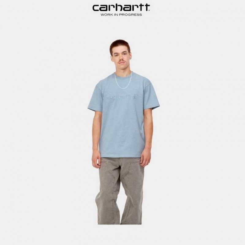 Carhartt Wip Duster T-Shirt Misty Sky | TH0002190