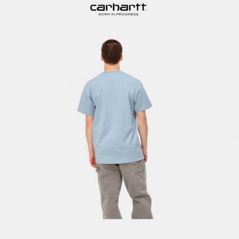 Carhartt Wip Duster T-Shirt Misty Sky | TH0002190