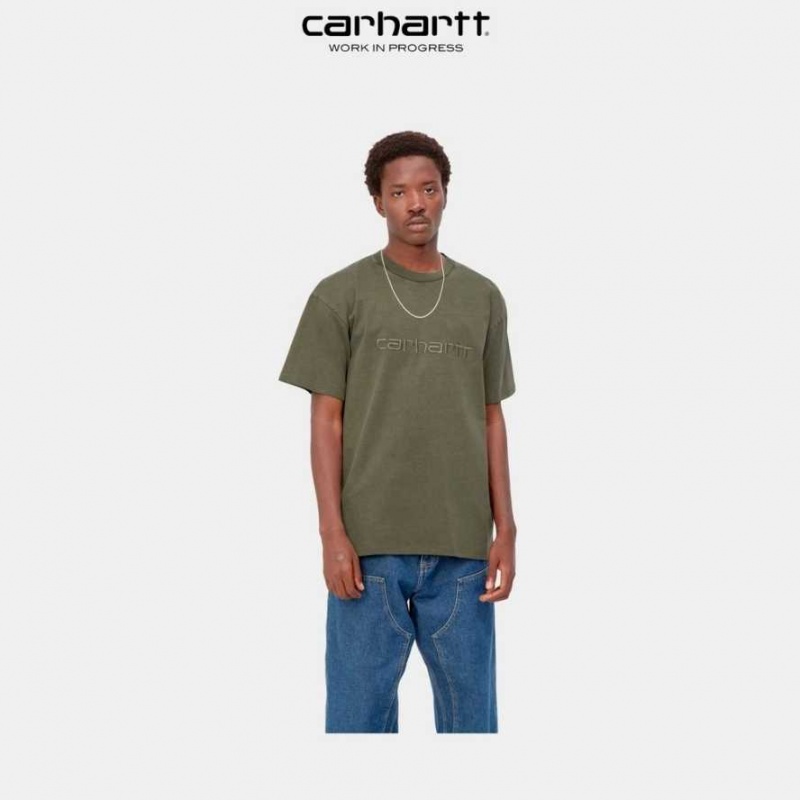 Carhartt Wip Duster T-Shirt Seaweed | TH0002189