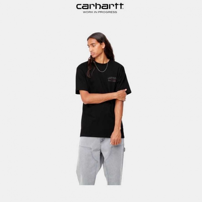 Carhartt Wip Entrance T-Shirt Black | TH0002194