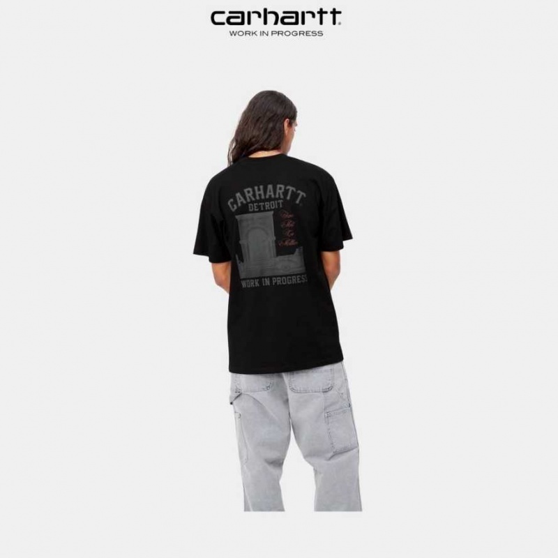 Carhartt Wip Entrance T-Shirt Black | TH0002194