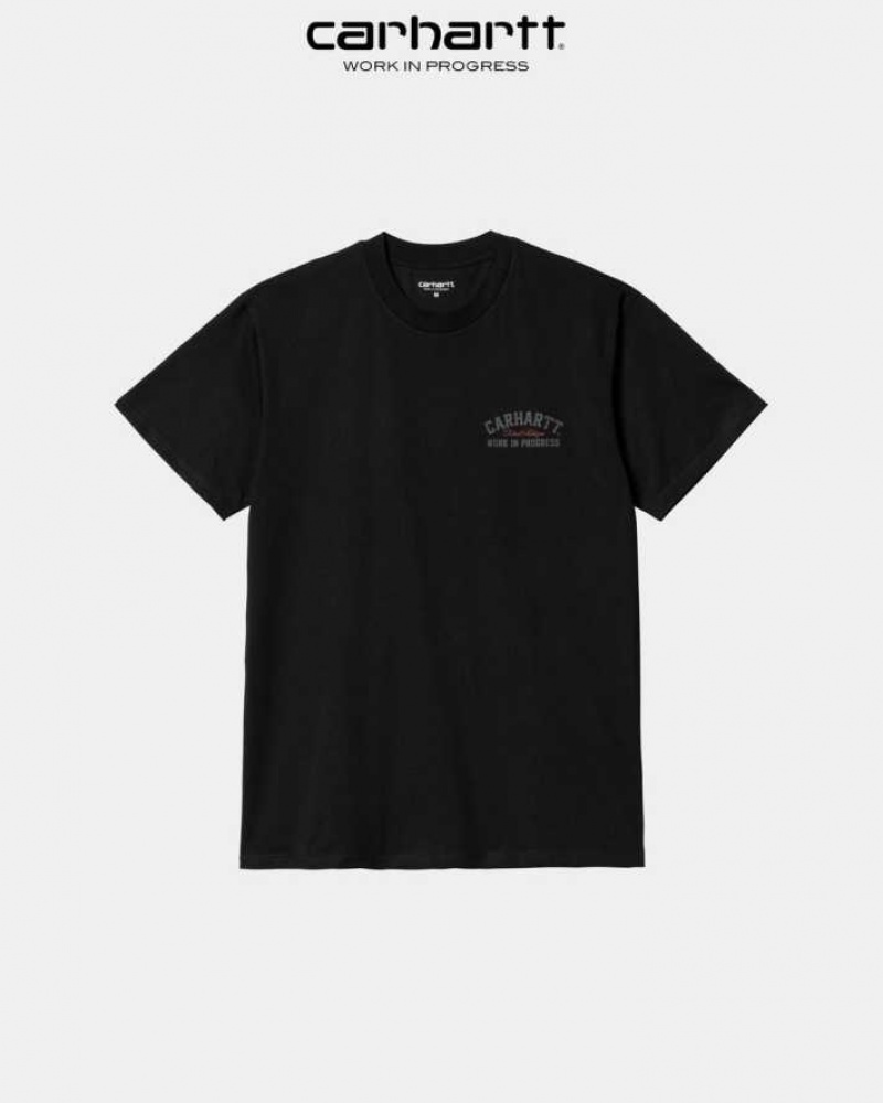 Carhartt Wip Entrance T-Shirt Black | TH0002194