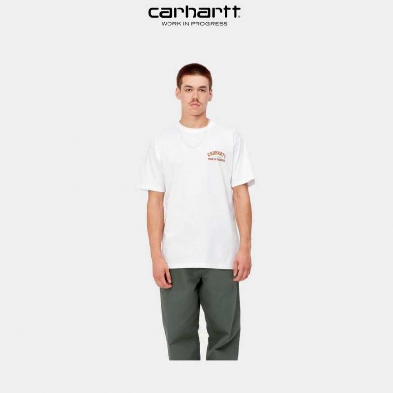 Carhartt Wip Entrance T-Shirt White | TH0002196