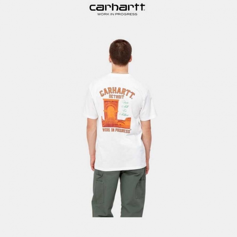 Carhartt Wip Entrance T-Shirt White | TH0002196