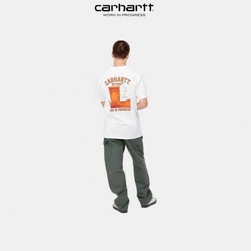 Carhartt Wip Entrance T-Shirt White | TH0002196