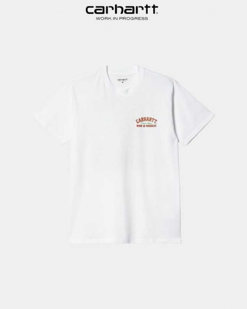 Carhartt Wip Entrance T-Shirt White | TH0002196