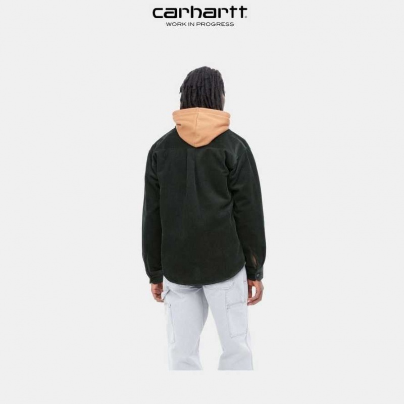 Carhartt Wip Flint Shirt Dark Cedar | TH0001794