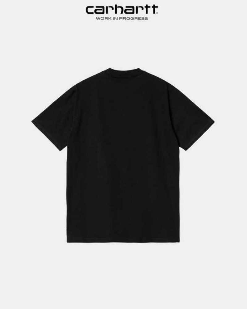 Carhartt Wip Frolo T-Shirt Black | TH0002201