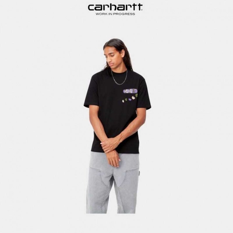 Carhartt Wip Frolo T-Shirt Black | TH0002201