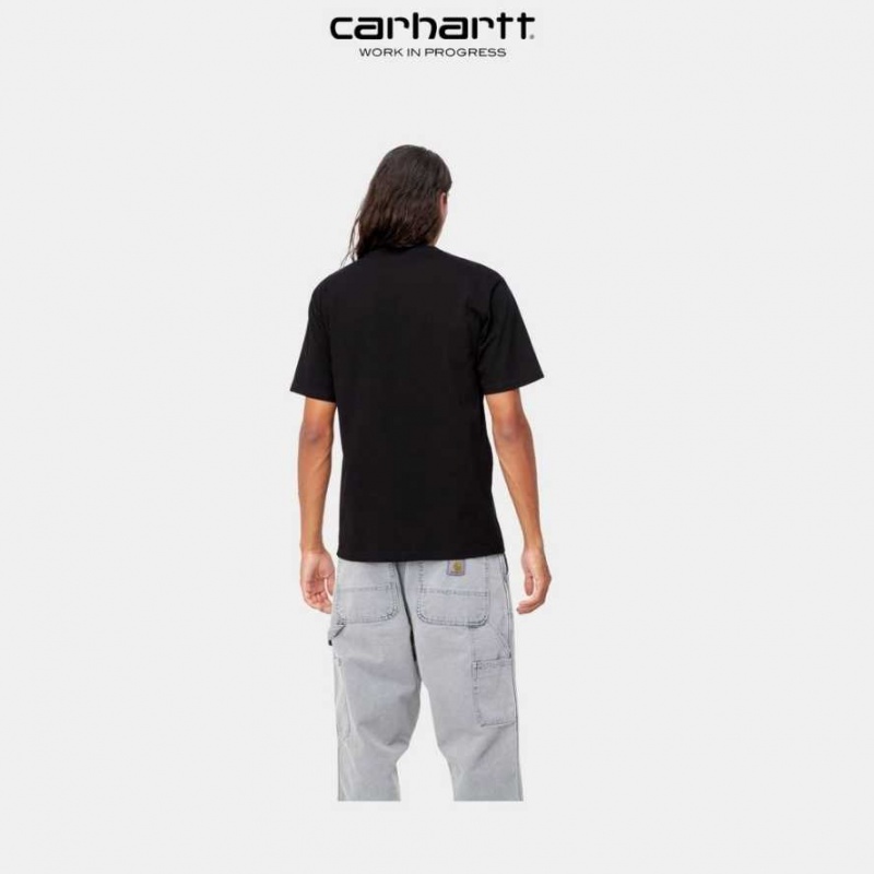 Carhartt Wip Frolo T-Shirt Black | TH0002201