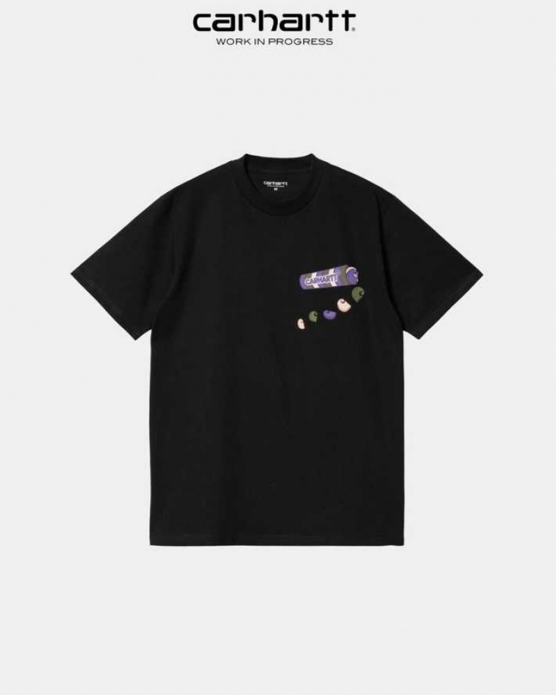 Carhartt Wip Frolo T-Shirt Black | TH0002201