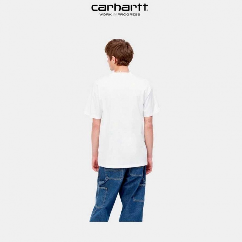 Carhartt Wip Hallucinogen T-Shirt White | TH0002208