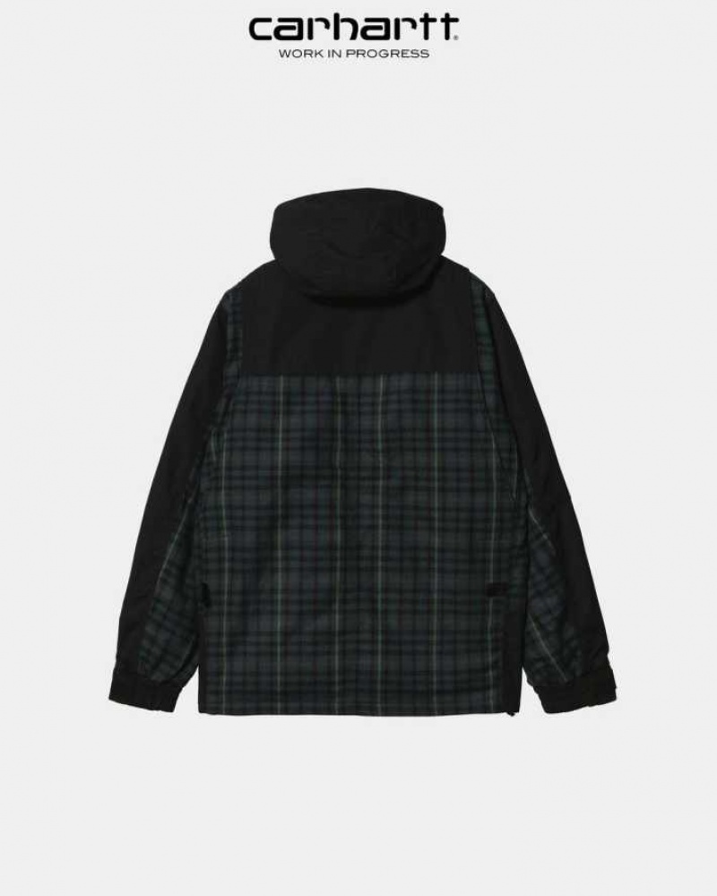 Carhartt Wip Highbury Check Jacket Black | TH0000048