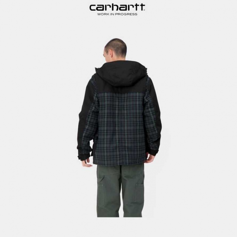 Carhartt Wip Highbury Check Jacket Black | TH0000048