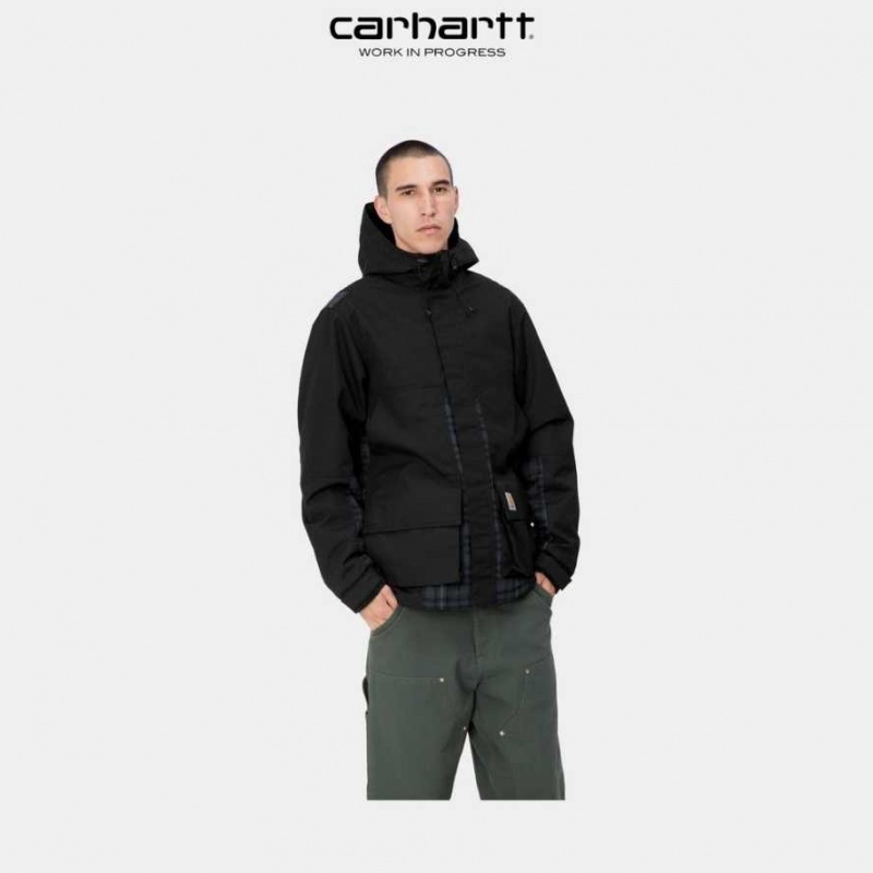 Carhartt Wip Highbury Check Jacket Black | TH0000048