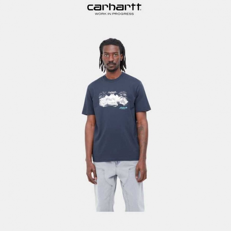 Carhartt Wip Home Builders T-Shirt Enzian | TH0002216