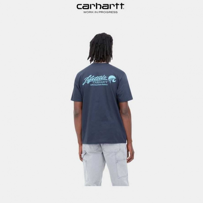 Carhartt Wip Home Builders T-Shirt Enzian | TH0002216