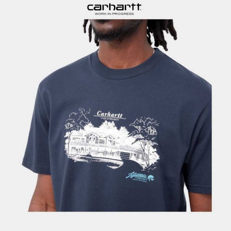 Carhartt Wip Home Builders T-Shirt Enzian | TH0002216