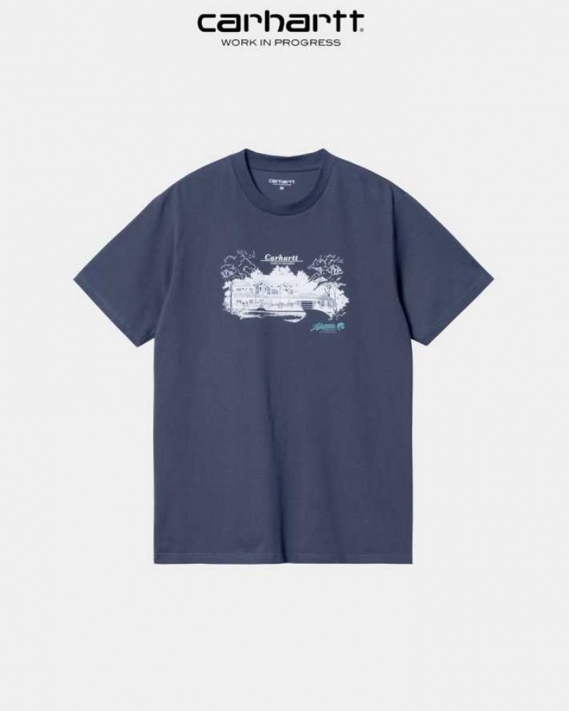 Carhartt Wip Home Builders T-Shirt Enzian | TH0002216