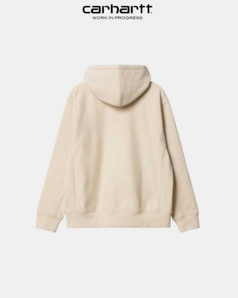 Carhartt Wip Hooded American Script Sweatshirt Calico | TH0000284