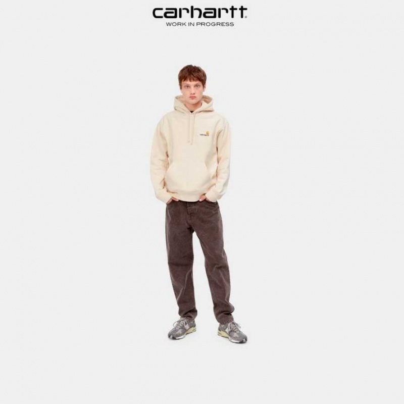 Carhartt Wip Hooded American Script Sweatshirt Calico | TH0000284