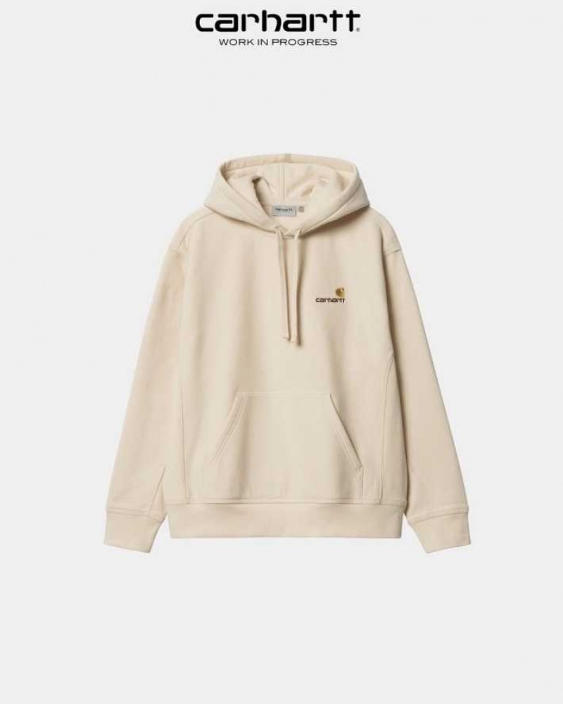 Carhartt Wip Hooded American Script Sweatshirt Calico | TH0000284