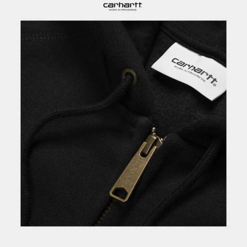 Carhartt Wip Hooded Chase Jacket Black | TH0000057