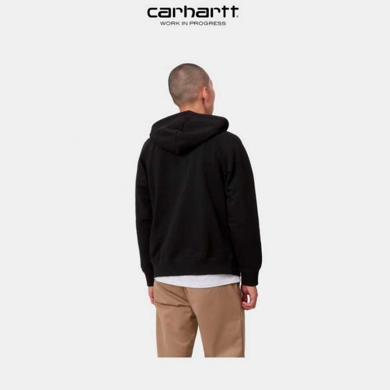 Carhartt Wip Hooded Chase Jacket Black | TH0000057