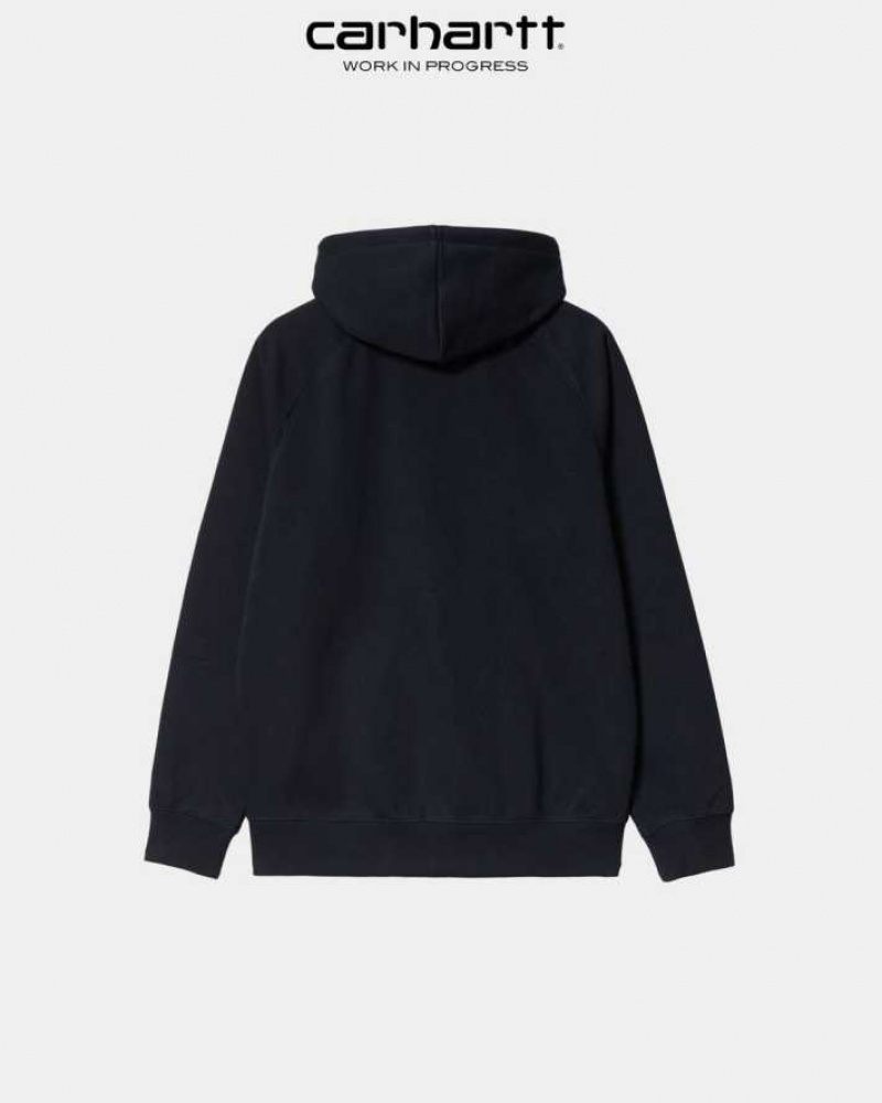 Carhartt Wip Hooded Chase Jacket Dark Navy | TH0000056