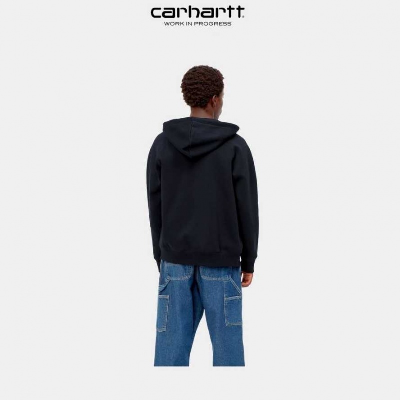 Carhartt Wip Hooded Chase Jacket Dark Navy | TH0000056