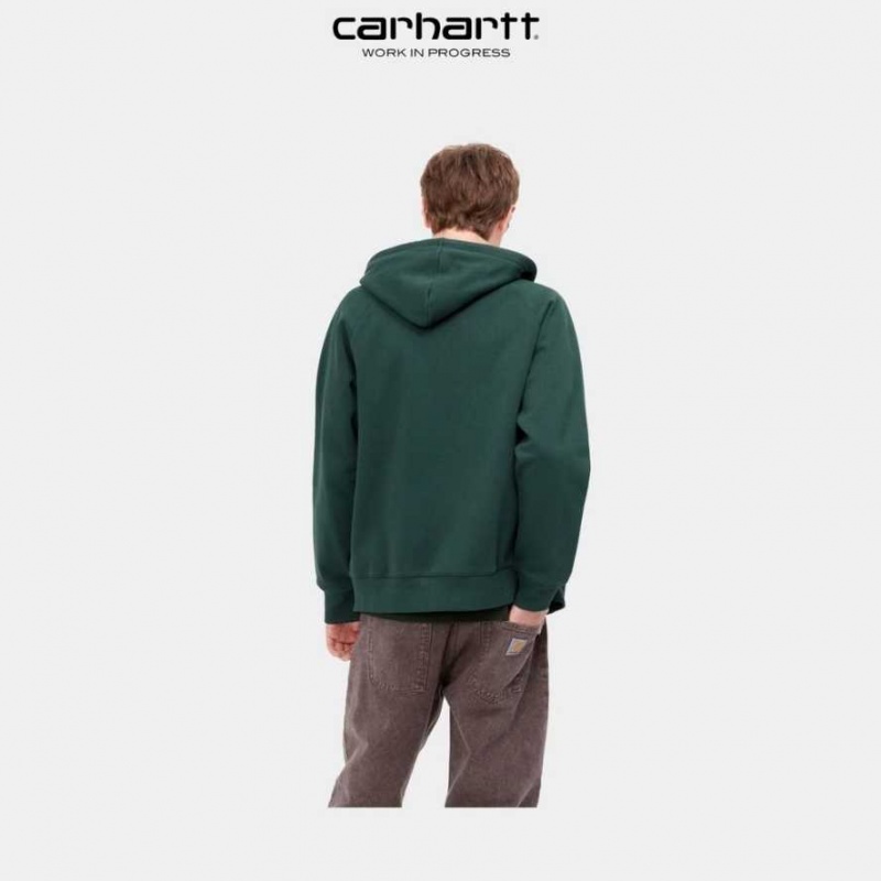 Carhartt Wip Hooded Chase Jacket Juniper | TH0000053