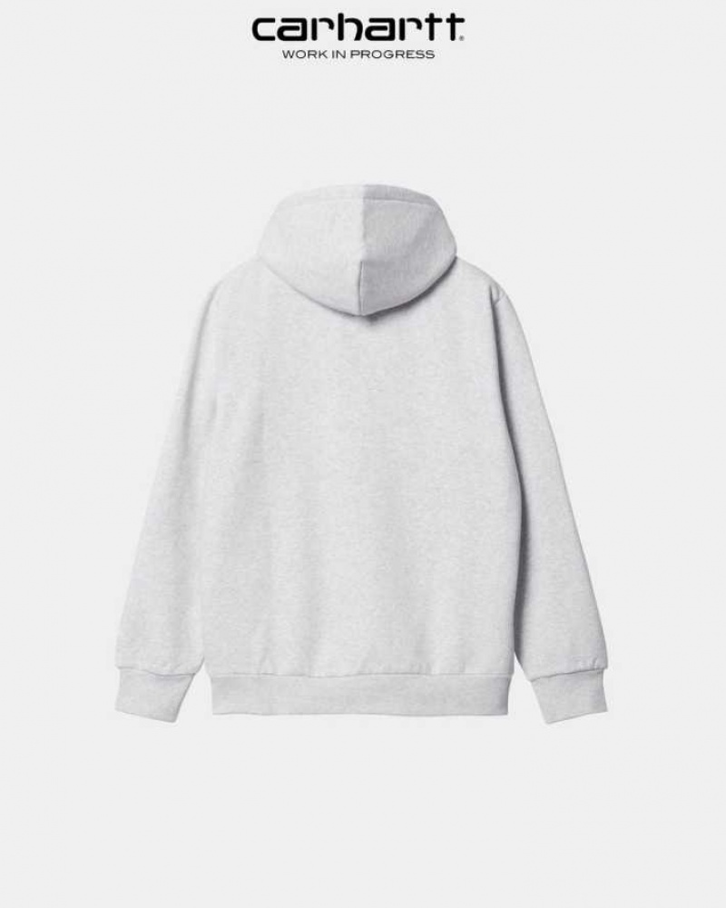 Carhartt Wip Hooded Dream Factory Sweatshirt Ash Heather | TH0000313