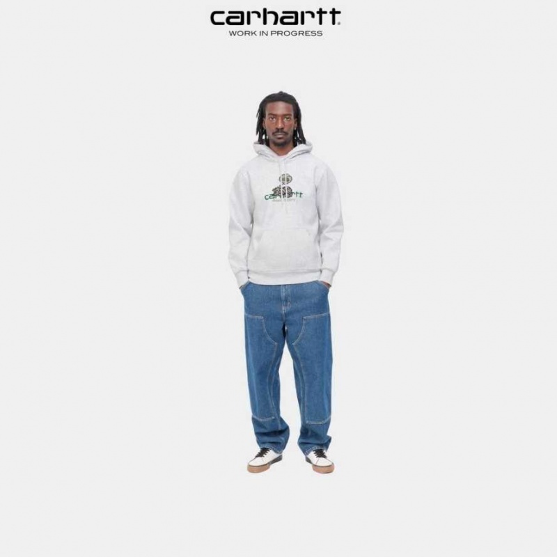 Carhartt Wip Hooded Dream Factory Sweatshirt Ash Heather | TH0000313