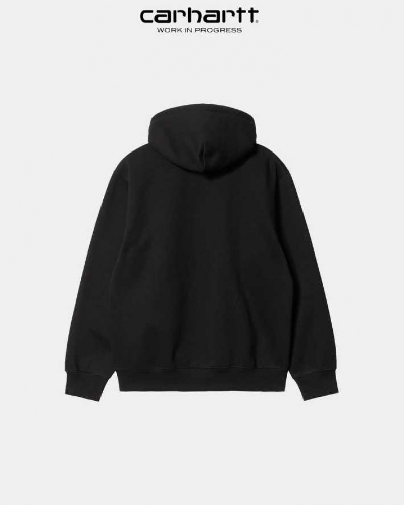 Carhartt Wip Hooded Sweatshirt Black / Black | TH0000291