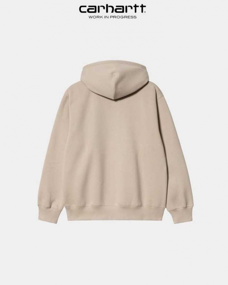 Carhartt Wip Hooded Sweatshirt Wall / Cypress | TH0000289