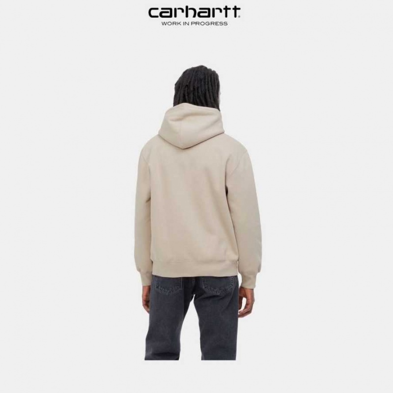 Carhartt Wip Hooded Sweatshirt Wall / Cypress | TH0000289