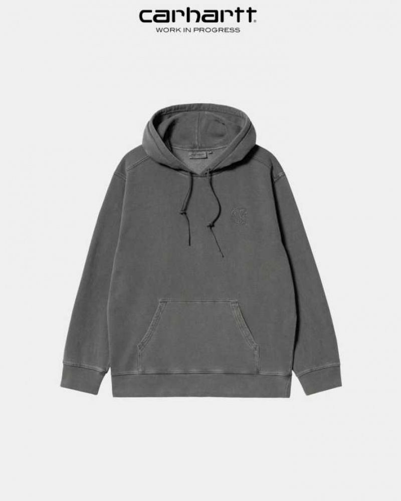 Carhartt Wip Hooded Verse Patch Sweatshirt Vulcan | TH0000335