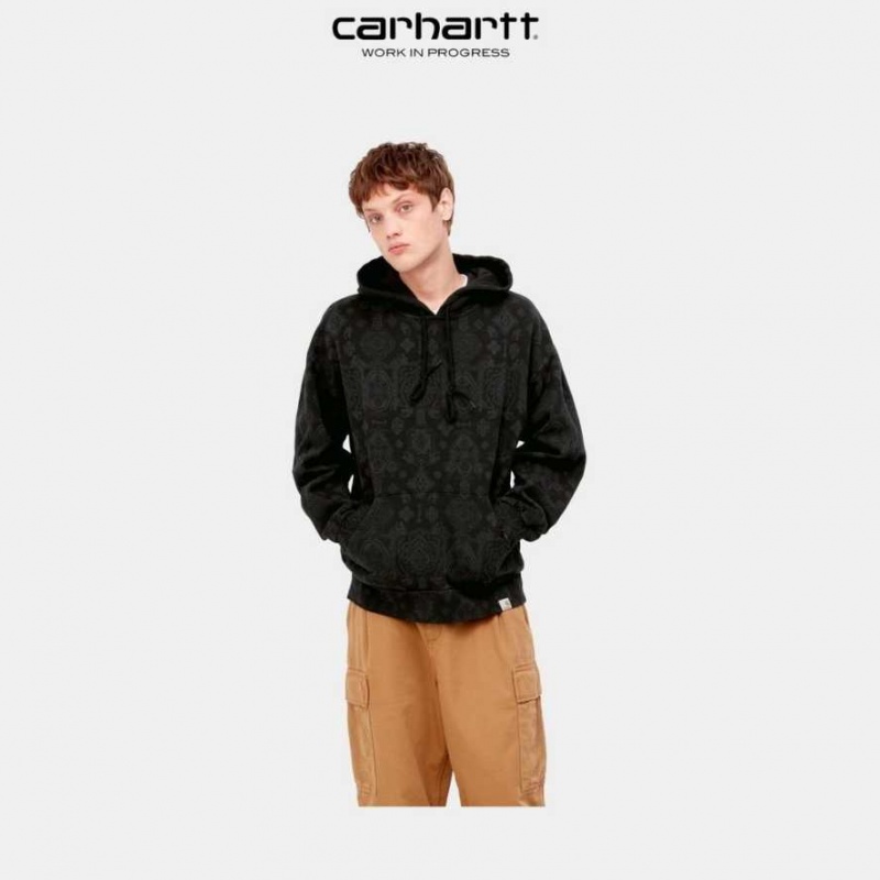 Carhartt Wip Hooded Verse Sweatshirt Black | TH0000338