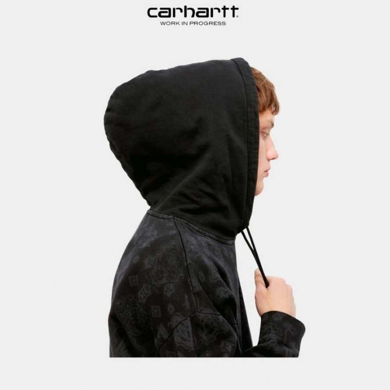 Carhartt Wip Hooded Verse Sweatshirt Black | TH0000338