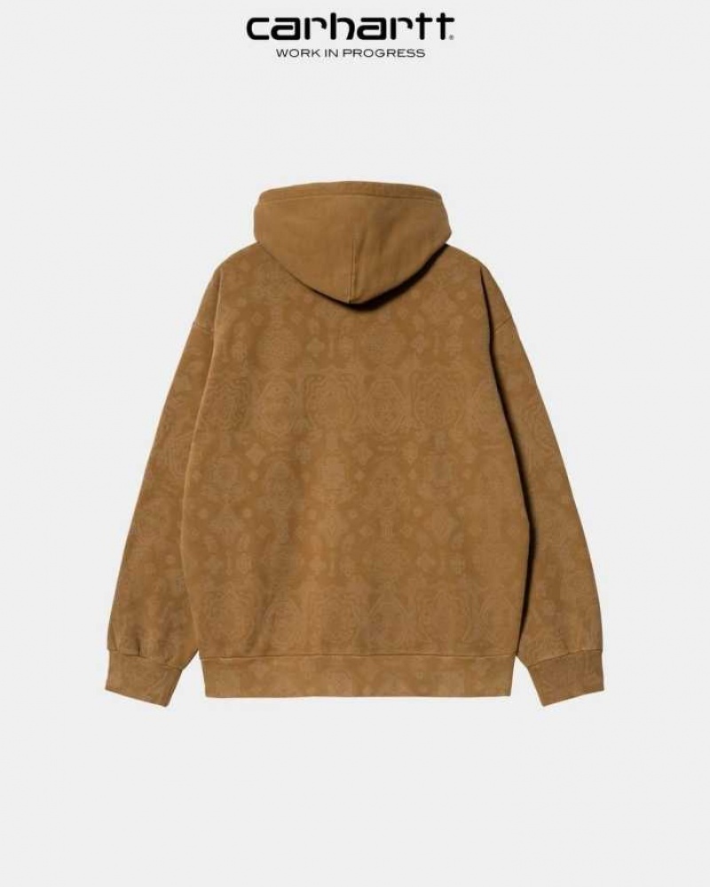 Carhartt Wip Hooded Verse Sweatshirt Hamilton Brown | TH0000339