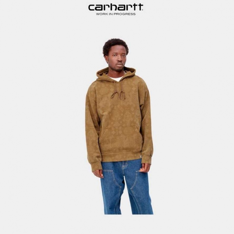 Carhartt Wip Hooded Verse Sweatshirt Hamilton Brown | TH0000339