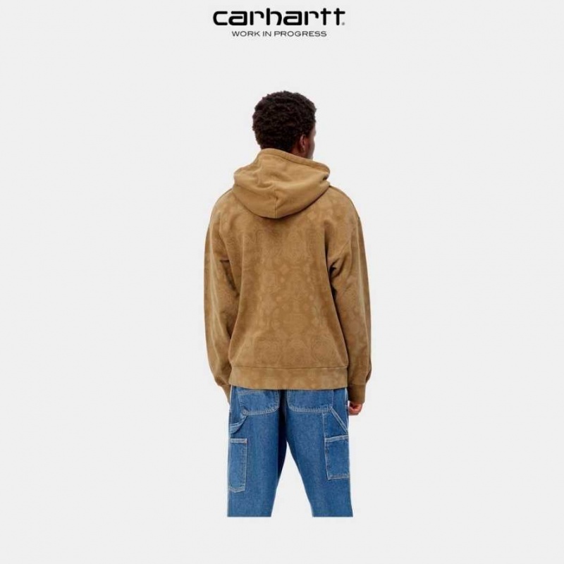 Carhartt Wip Hooded Verse Sweatshirt Hamilton Brown | TH0000339