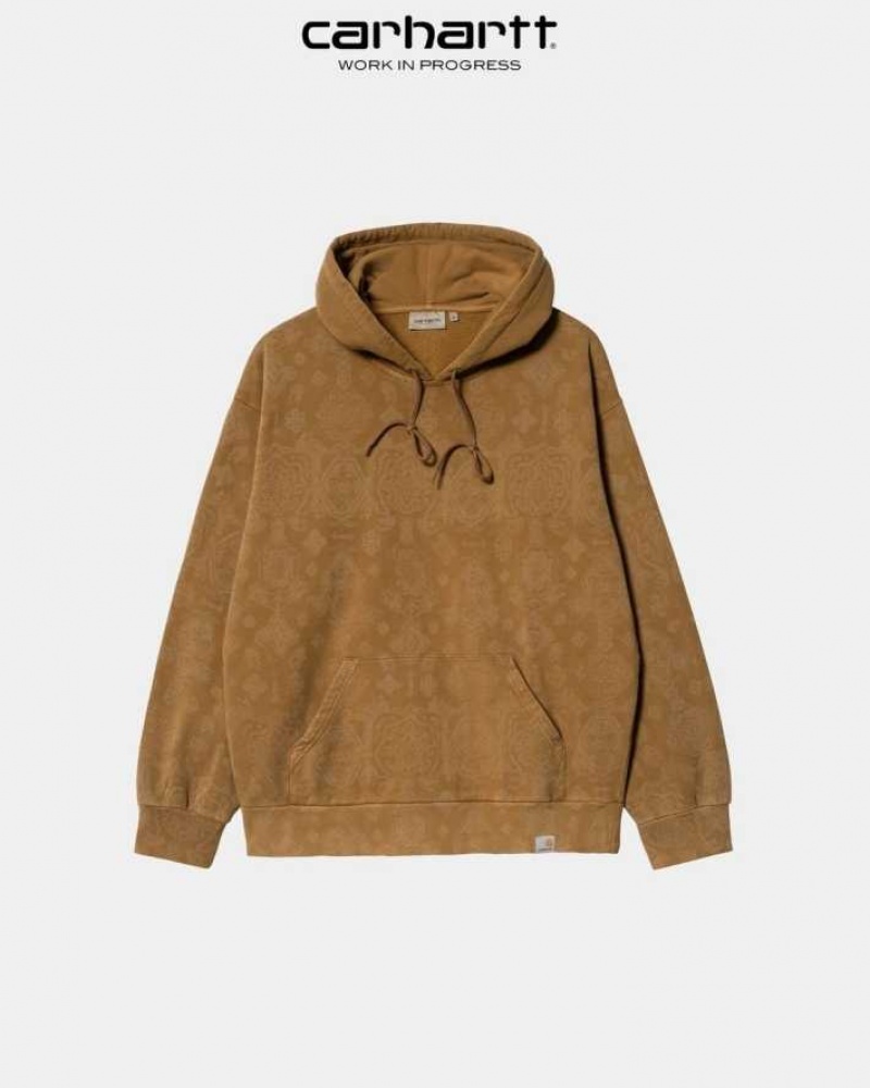 Carhartt Wip Hooded Verse Sweatshirt Hamilton Brown | TH0000339