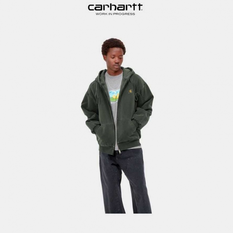 Carhartt Wip Hooded Vista Jacket Boxwood | TH0000341