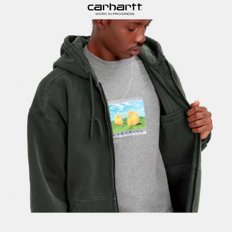 Carhartt Wip Hooded Vista Jacket Boxwood | TH0000341