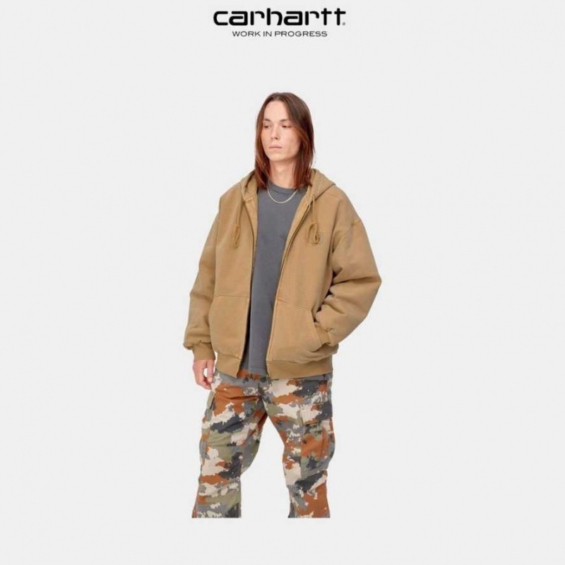 Carhartt Wip Hooded Vista Jacket Dusty Hamilton Brown | TH0000340