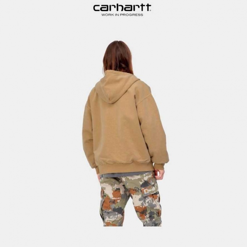 Carhartt Wip Hooded Vista Jacket Dusty Hamilton Brown | TH0000340