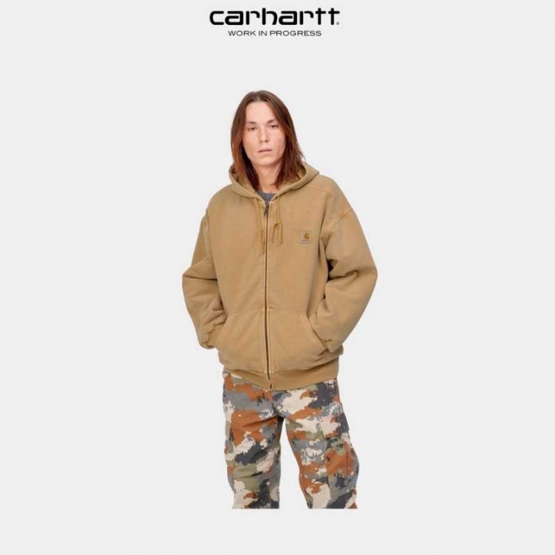 Carhartt Wip Hooded Vista Jacket Dusty Hamilton Brown | TH0000340